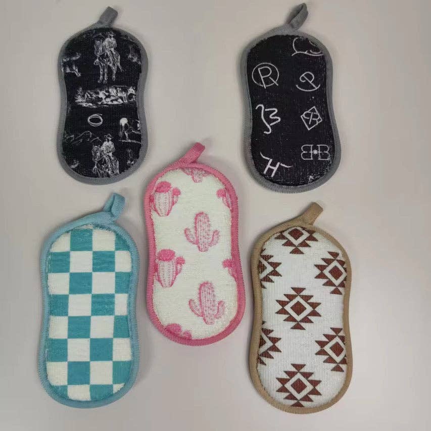 Western-Inspired Dish Sponges (Set of 5)