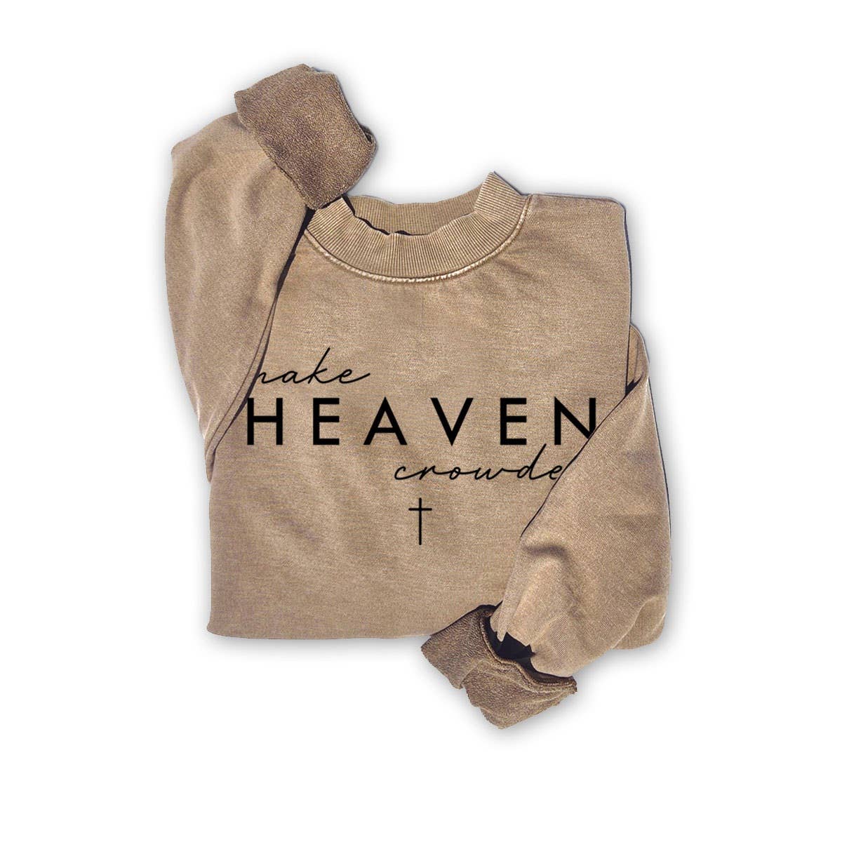 MAKE HEAVEN CROWDED MINERAL GRAPHIC SWEATSHIRTS