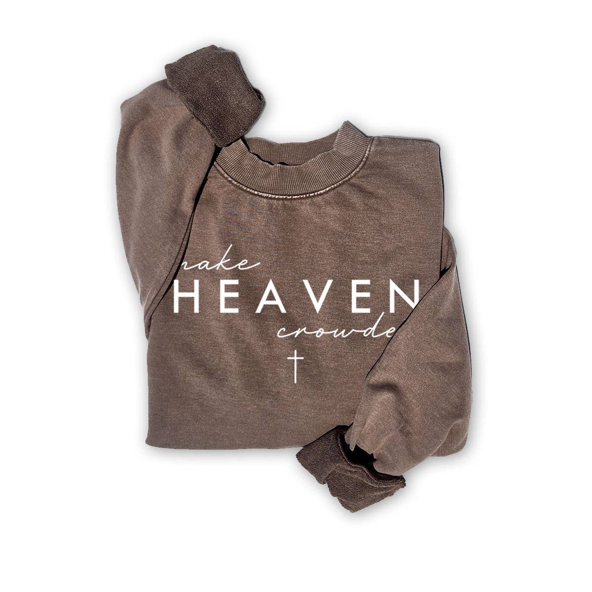MAKE HEAVEN CROWDED MINERAL GRAPHIC SWEATSHIRTS