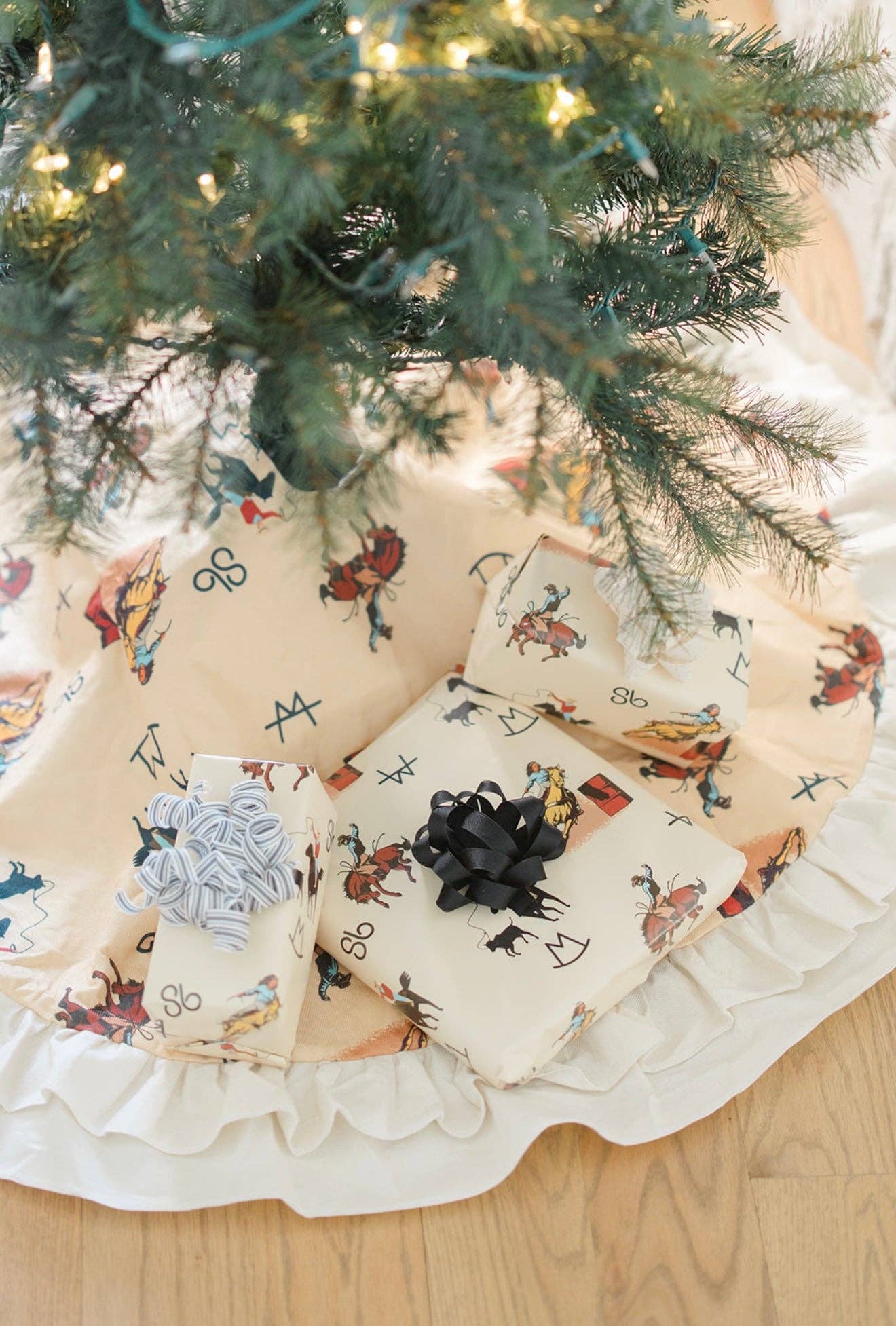 Vintage Cowboy Gift Wrapping Paper
