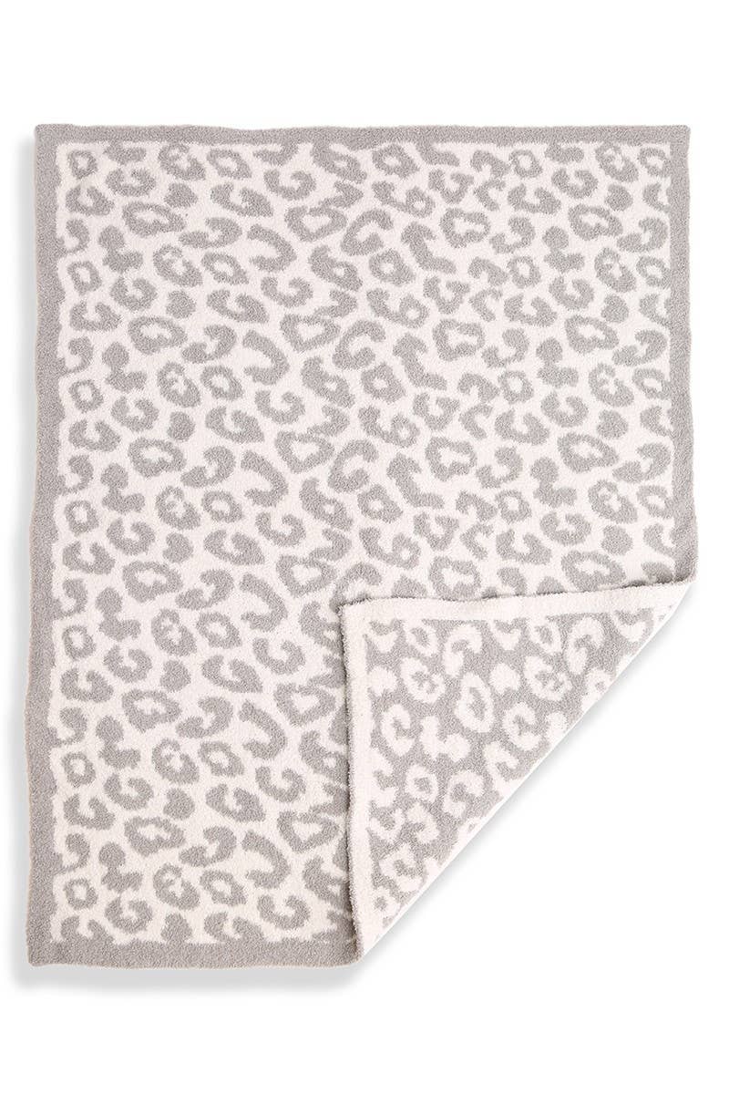 Kids Leopard Print Luxury Cozy Throw Blanket