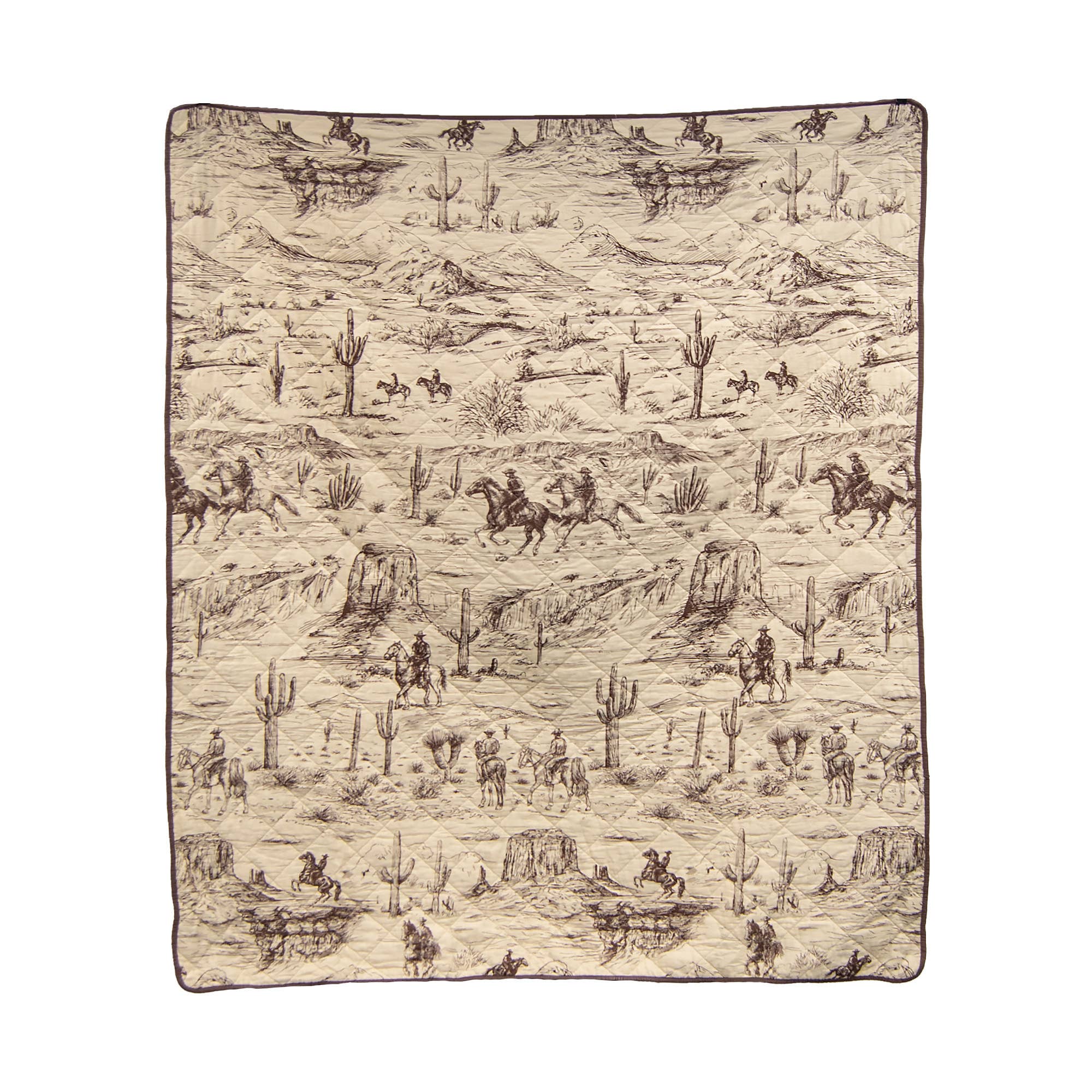 Donna Sharp Cowboy Cotton Throw