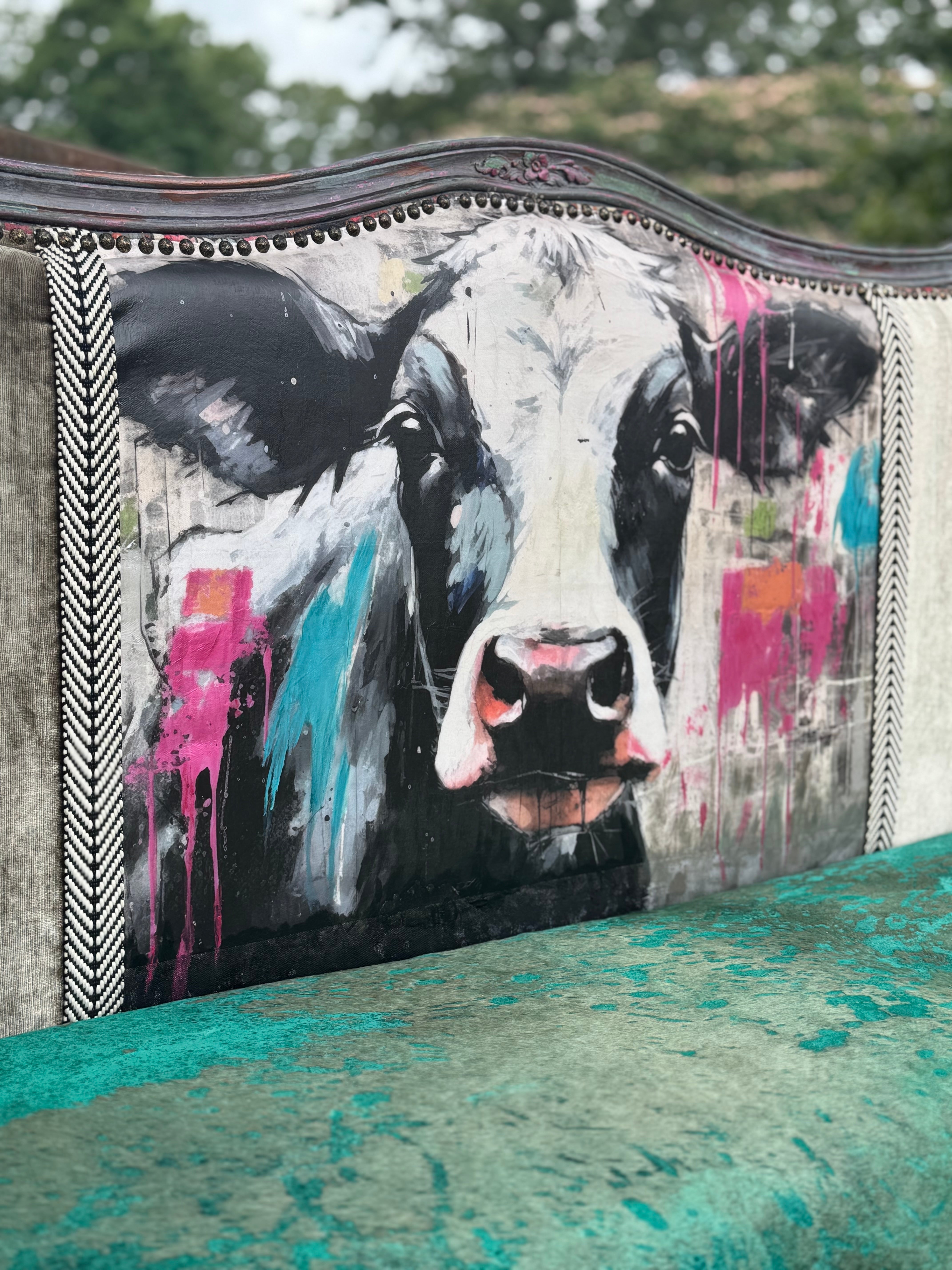 Custom Statement Bench - Handcrafted from Vintage Headboard