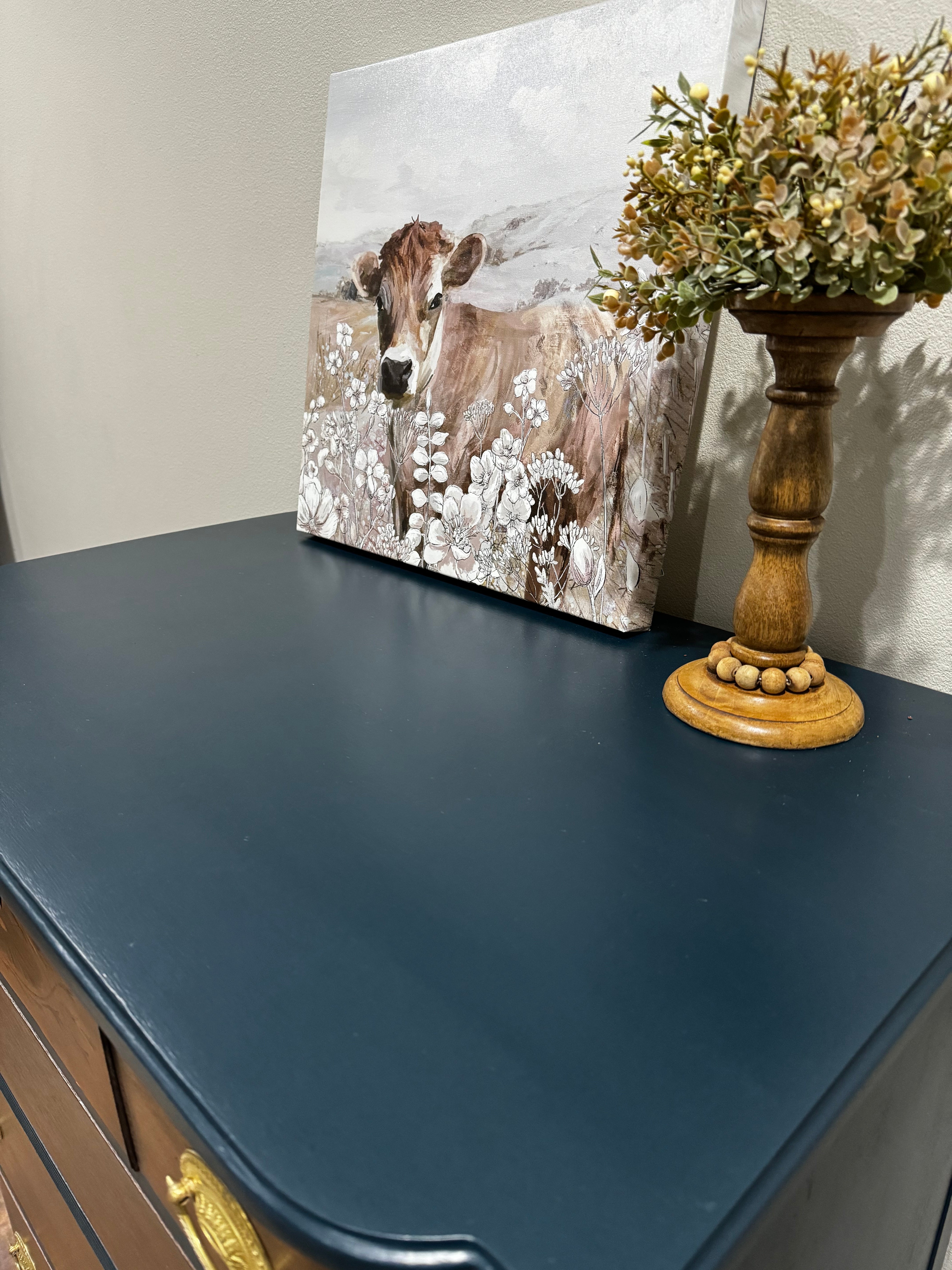 Vintage Empire-Style 5-Drawer Dresser