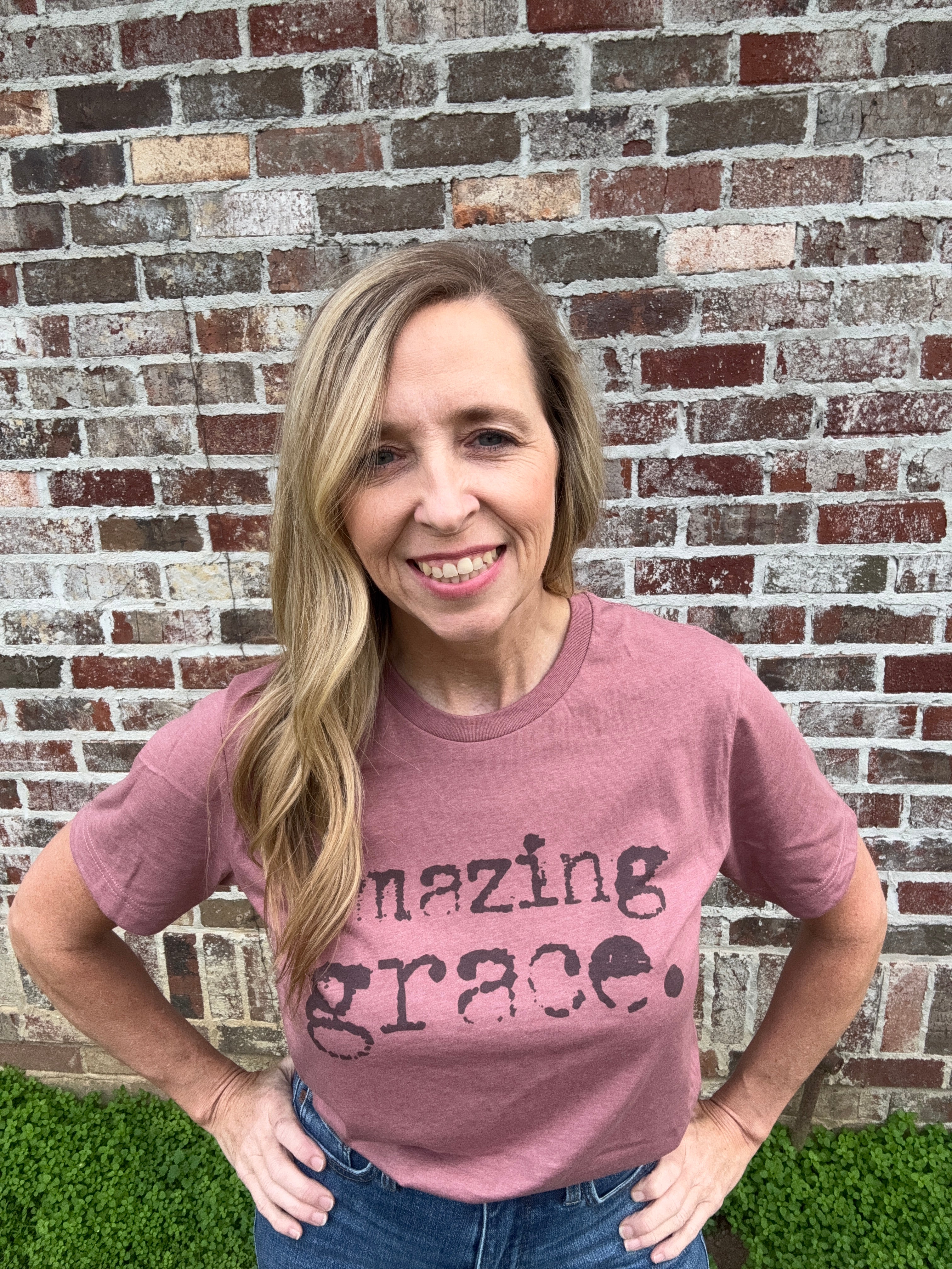 Amazing Grace Typewriter | Christian Tshirt