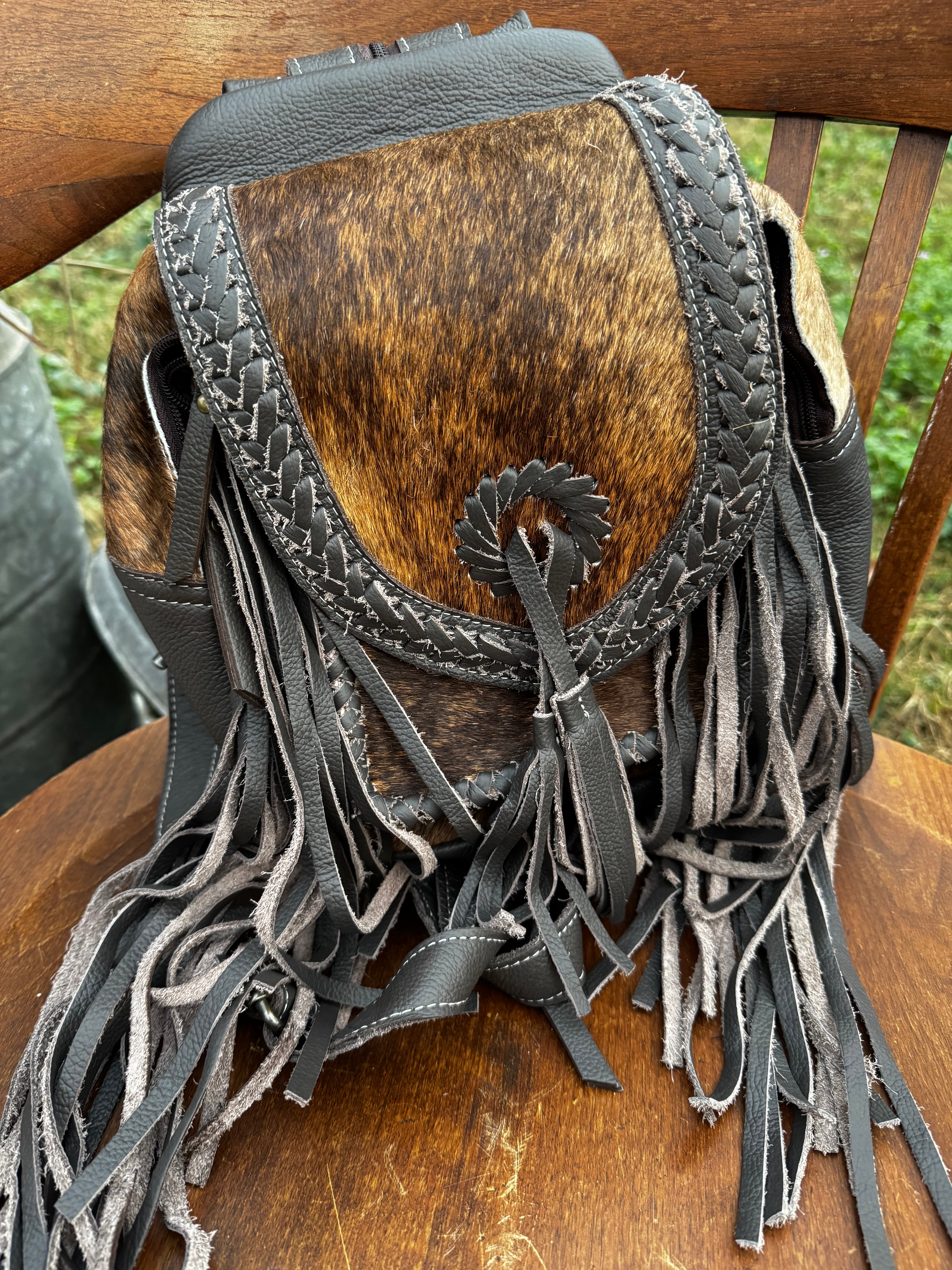 Small Genuine Leather Backpack