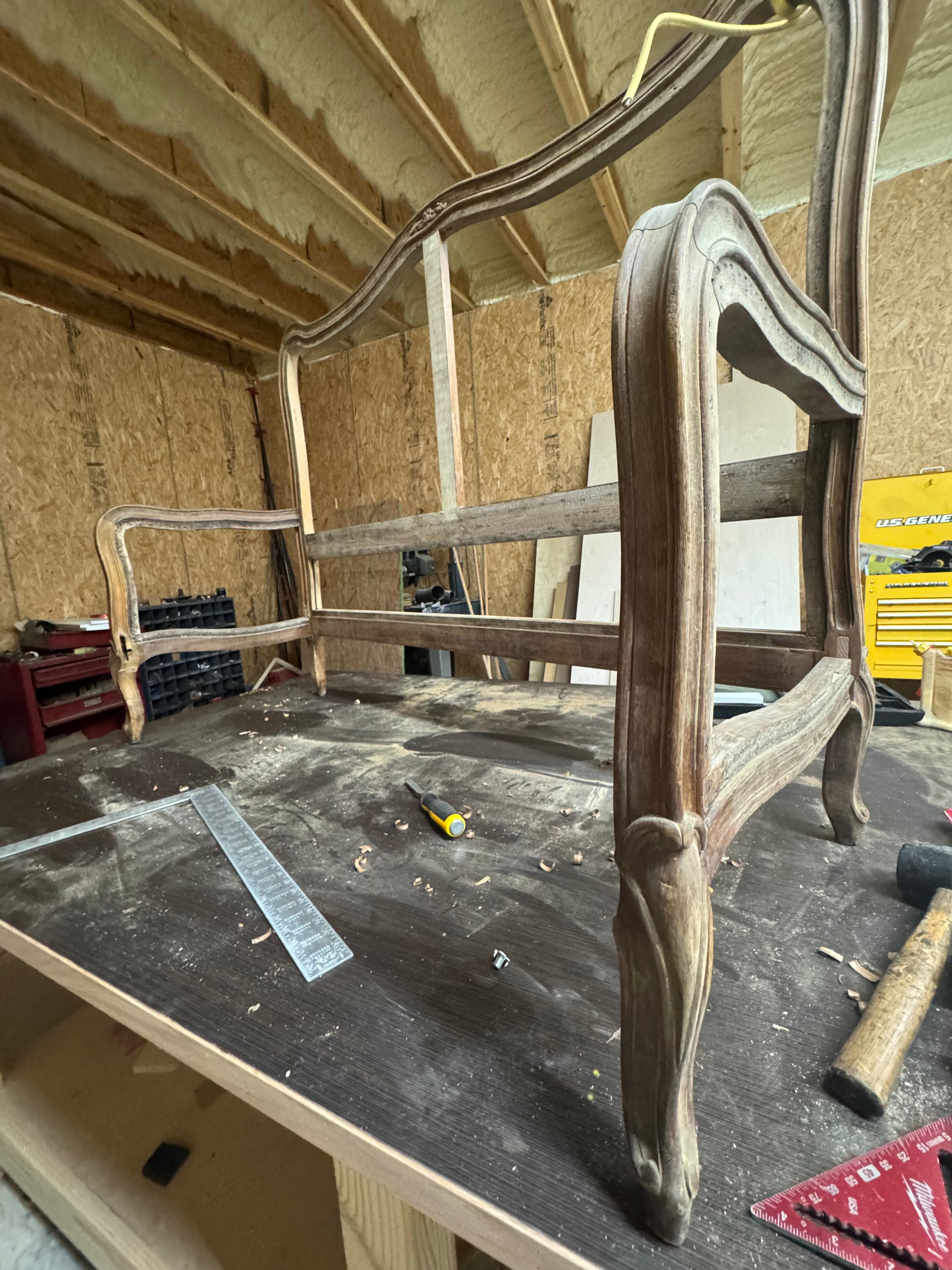 Custom Statement Bench - Handcrafted from Vintage Headboard