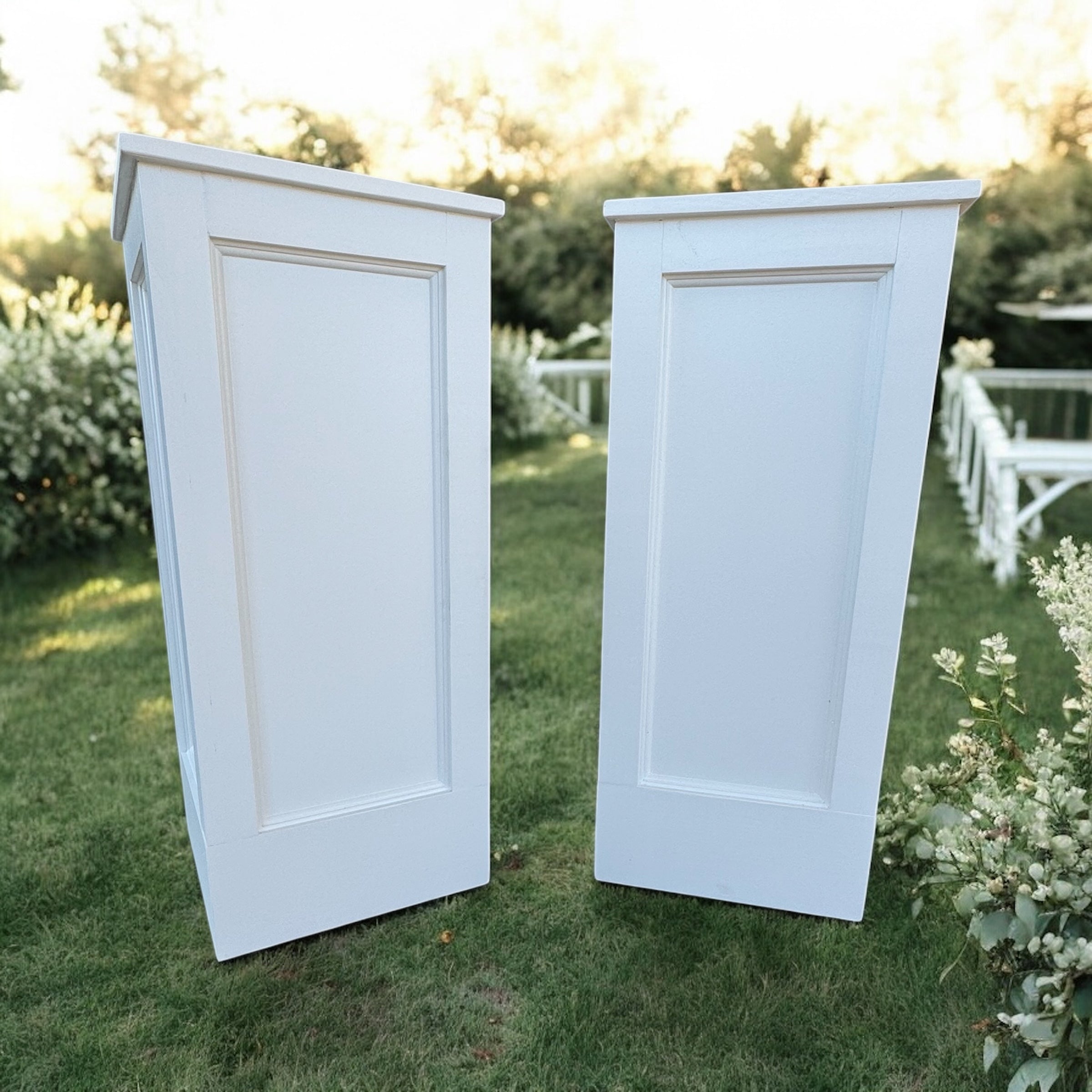custom made flower pedestals for wedding