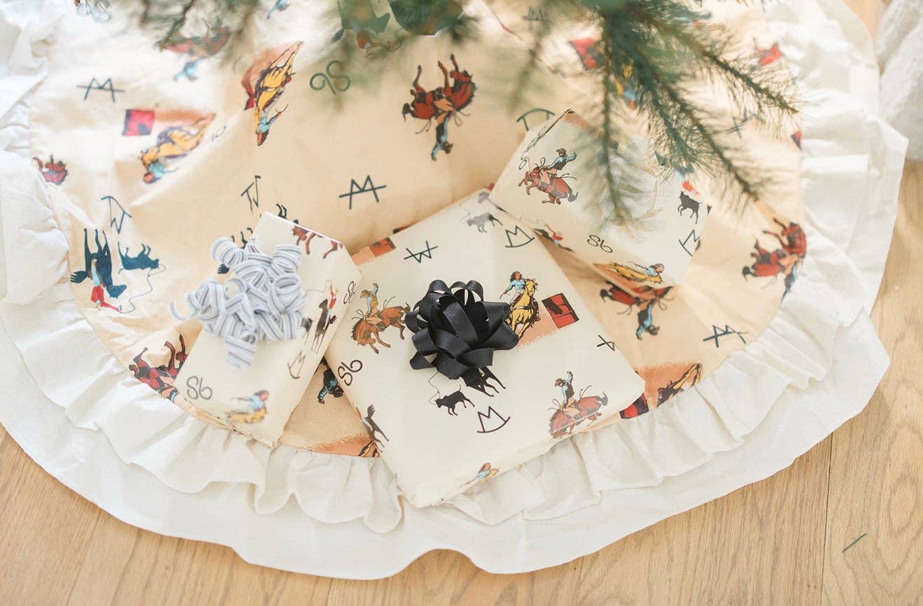 Vintage Cowboy Gift Wrapping Paper