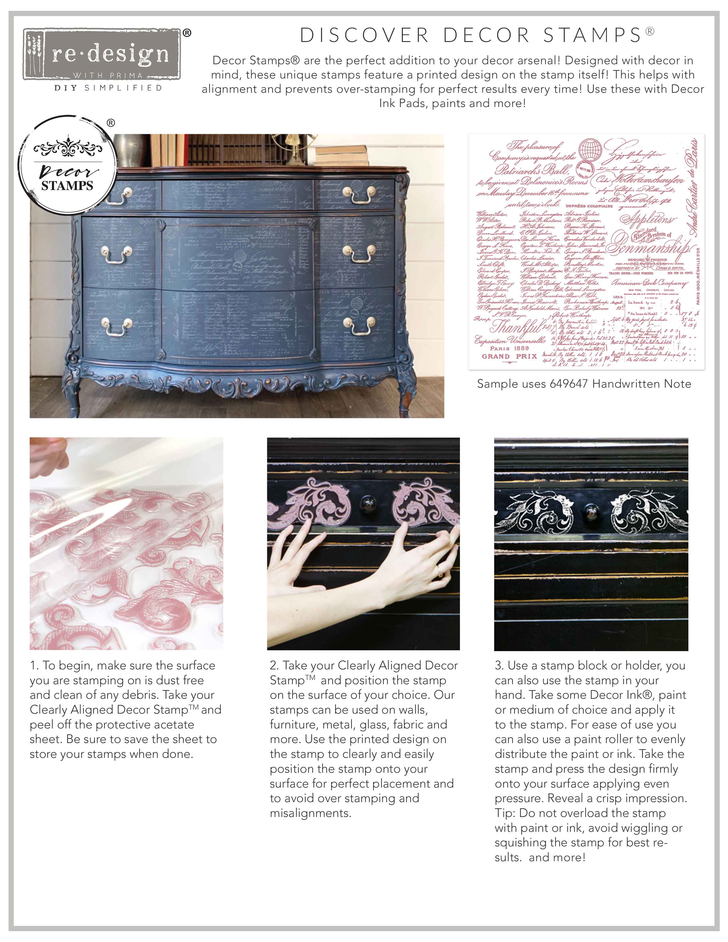 Elemental Borders- Clearly Aligned Decor Stamp