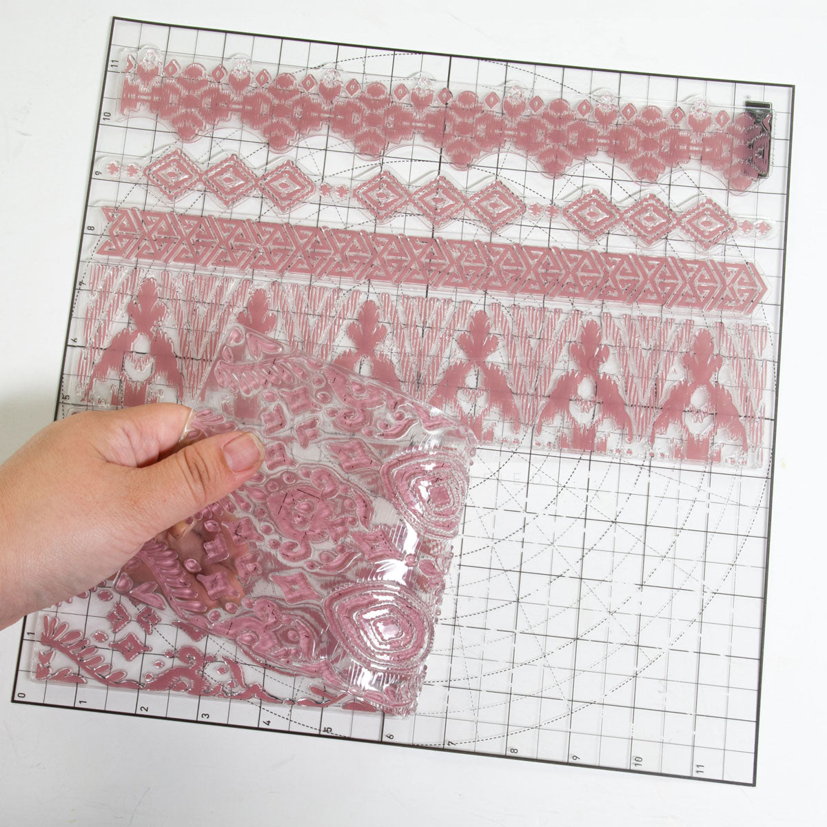 Elemental Borders- Clearly Aligned Decor Stamp