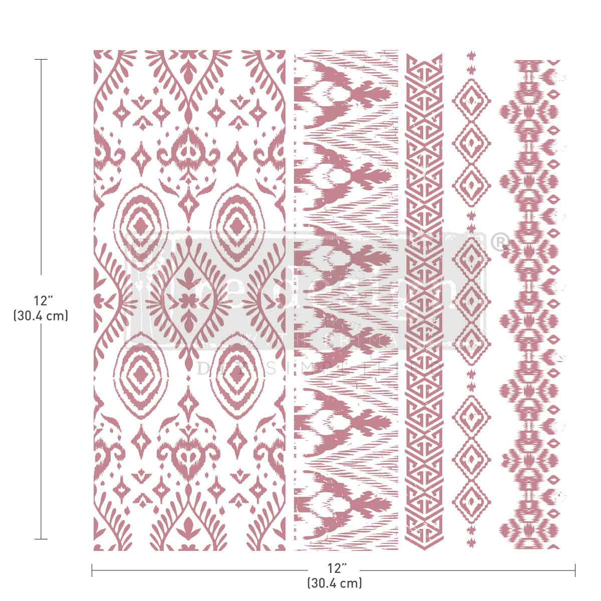 Elemental Borders- Clearly Aligned Decor Stamp