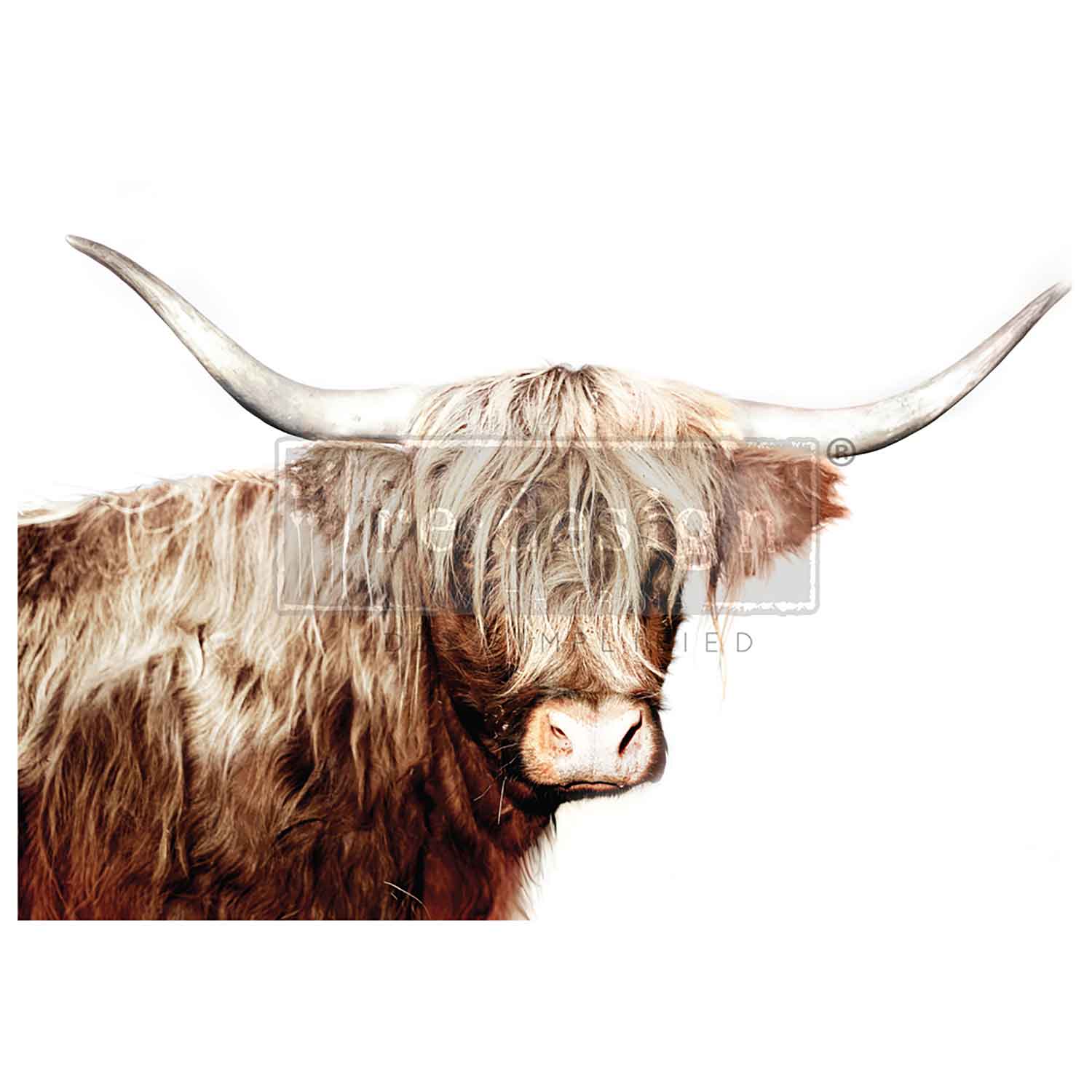 Majestic Moo A1 Decoupage Fiber Paper