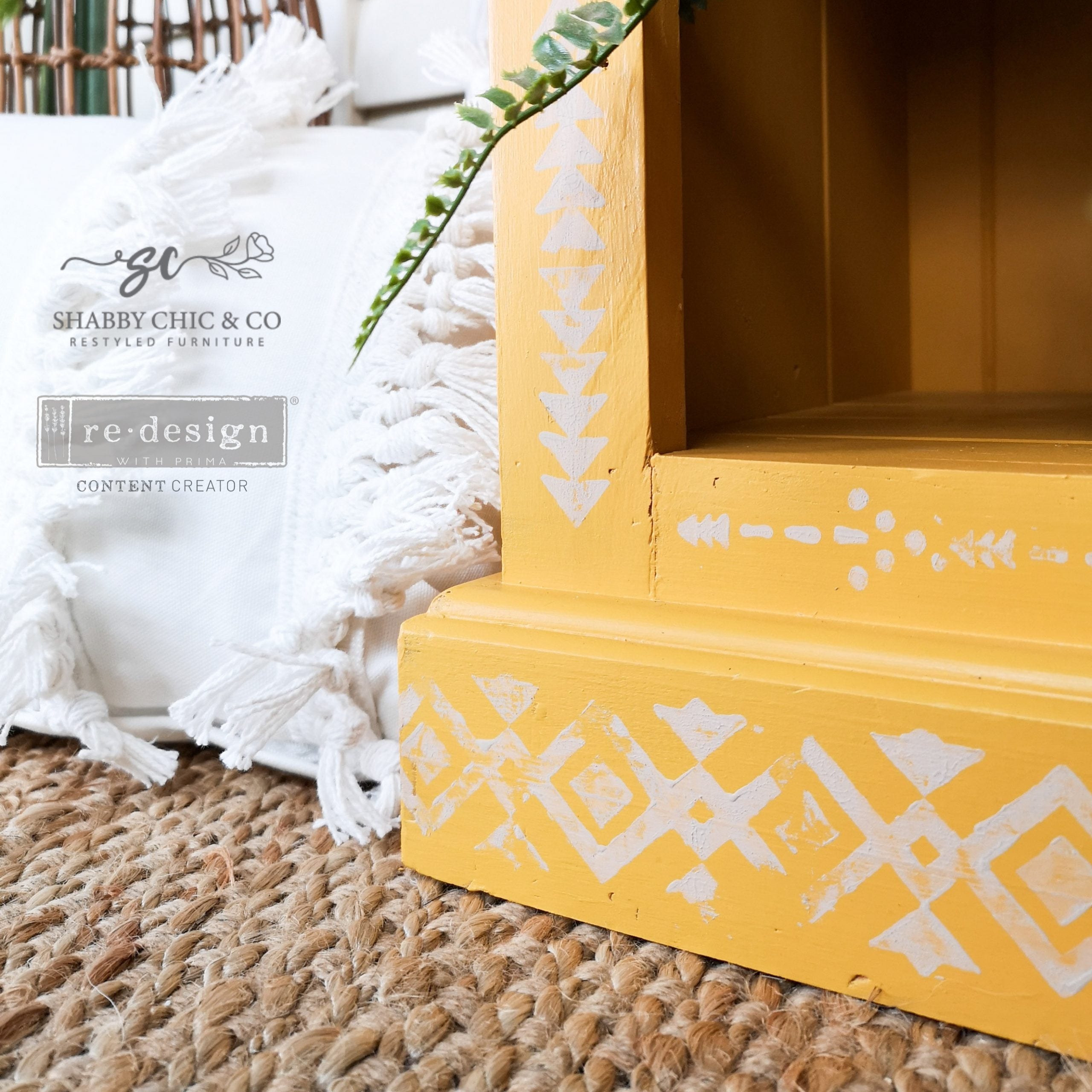 Tribal Prints- Clearly Aligned Decor Stamp