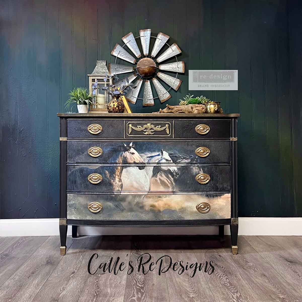 Wild Hearts Run Free A1 Decoupage Fiber Paper